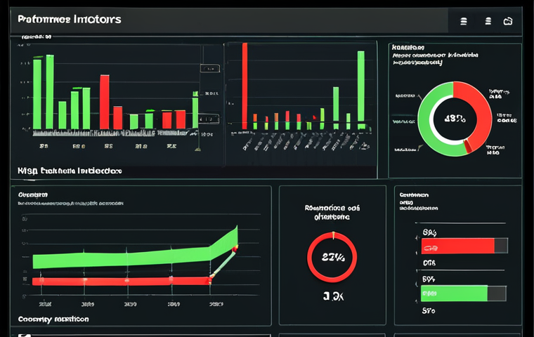 **
> A business dashboard displaying key performance indicators (KPIs) in red and green, highlighting a downward trend in customer satisfaction. Focus on the contrast between alarming red indicators and potentially mitigating green ones. Include visual elements symbolizing data analysis, like charts and graphs.
**